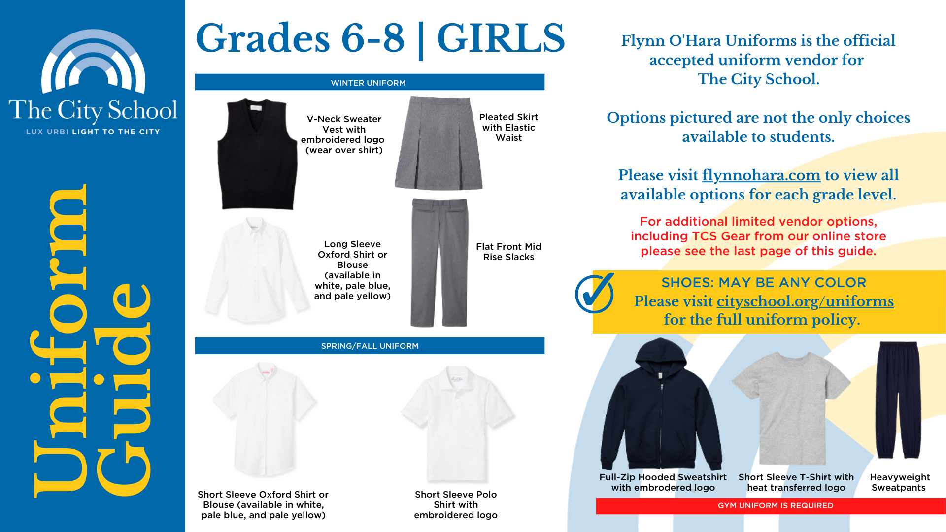 Uniforms & Spirit Wear — Our Lady of Grace Catholic School